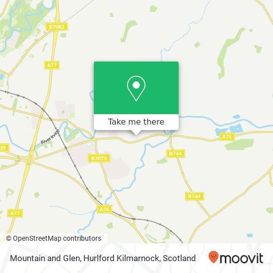 Mountain and Glen, Hurlford Kilmarnock map