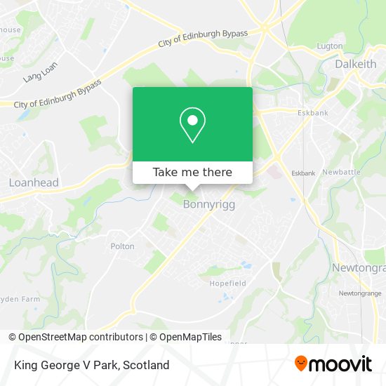 King George V Park map