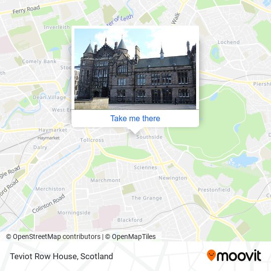Teviot Row House map