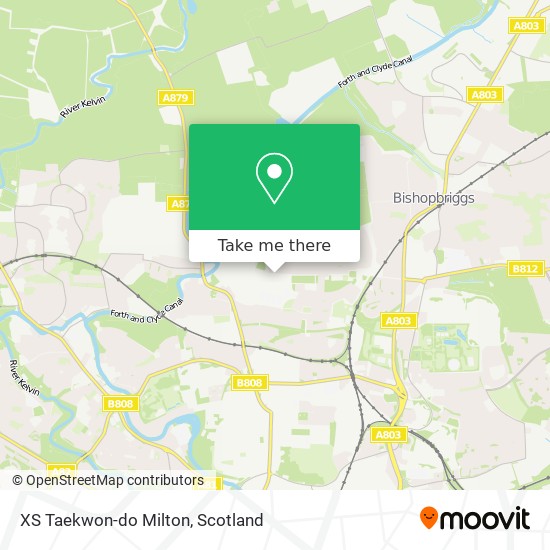 XS Taekwon-do Milton map