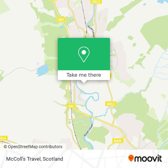 McColl's Travel map