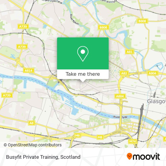 Busyfit Private Training map