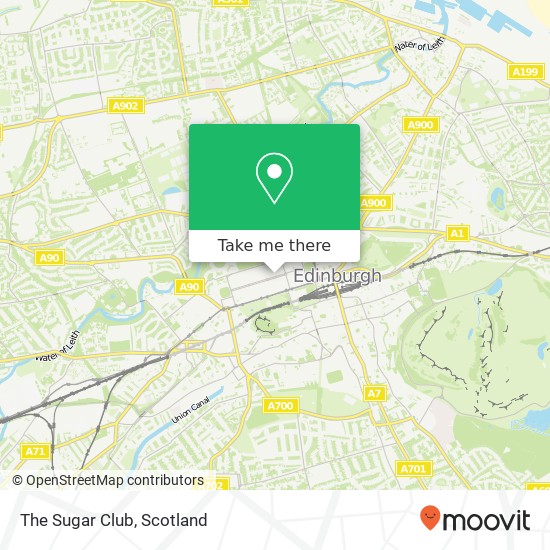 The Sugar Club map