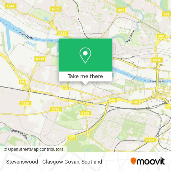 Stevenswood - Glasgow Govan map