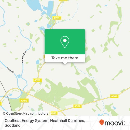 Coolheat Energy System, Heathhall Dumfries map