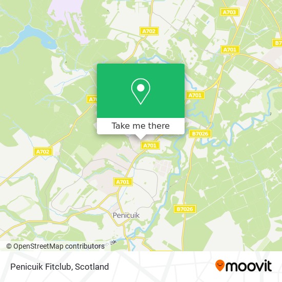 Penicuik Fitclub map