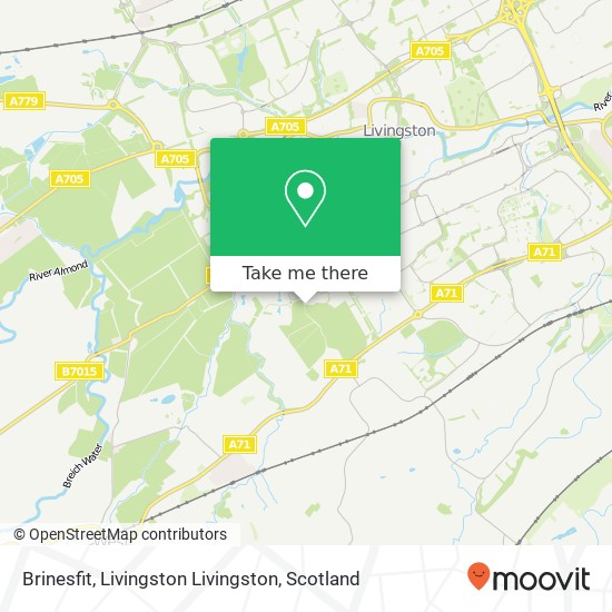 Brinesfit, Livingston Livingston map