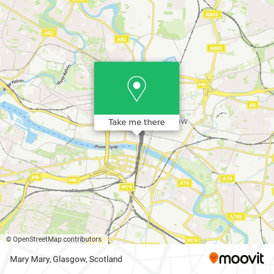 Mary Mary, Glasgow map