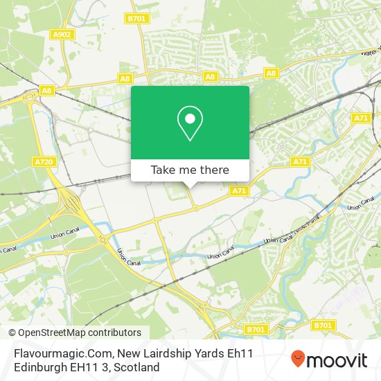 Flavourmagic.Com, New Lairdship Yards Eh11 Edinburgh EH11 3 map