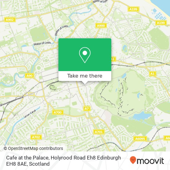 Cafe at the Palace, Holyrood Road Eh8 Edinburgh EH8 8AE map