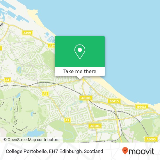 College Portobello, EH7 Edinburgh map