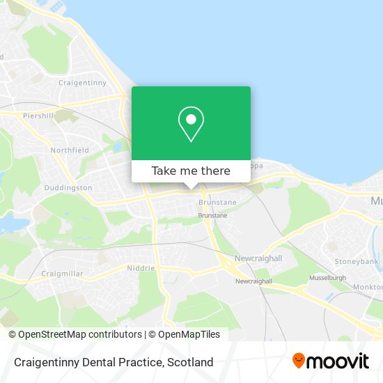 Craigentinny Dental Practice map