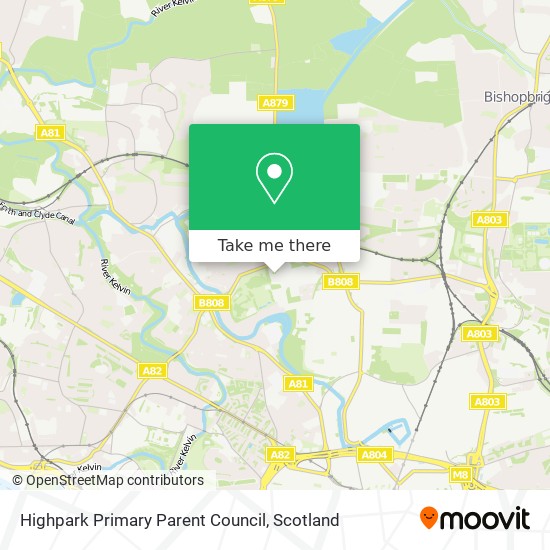 Highpark Primary Parent Council map