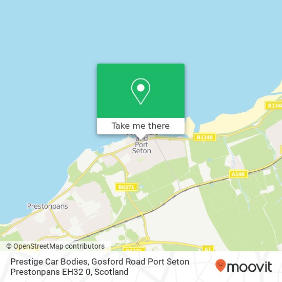 Prestige Car Bodies, Gosford Road Port Seton Prestonpans EH32 0 map