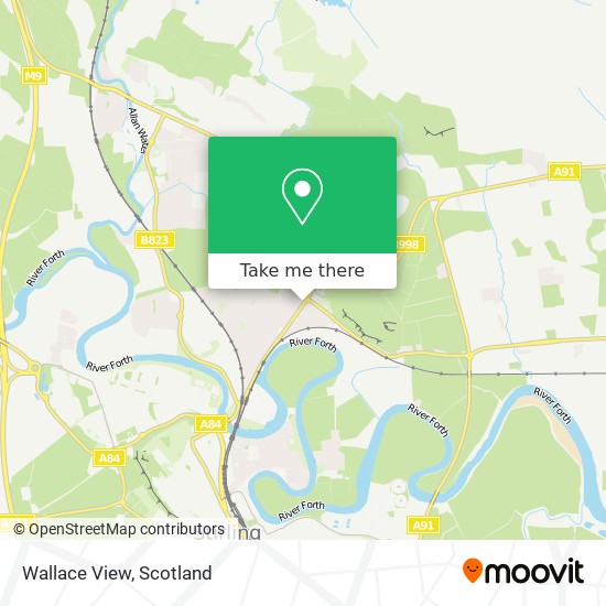 Wallace View map
