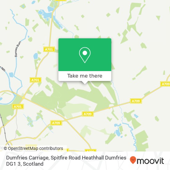 Dumfries Carriage, Spitfire Road Heathhall Dumfries DG1 3 map