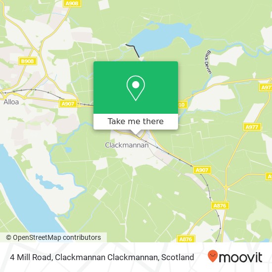 4 Mill Road, Clackmannan Clackmannan map