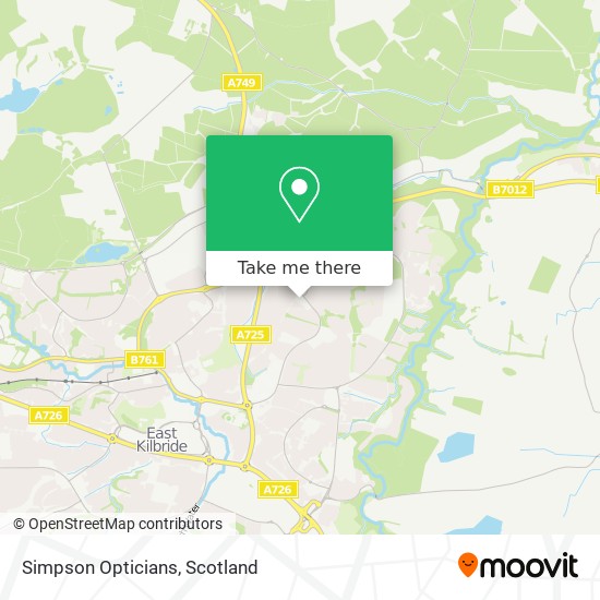 Simpson Opticians map