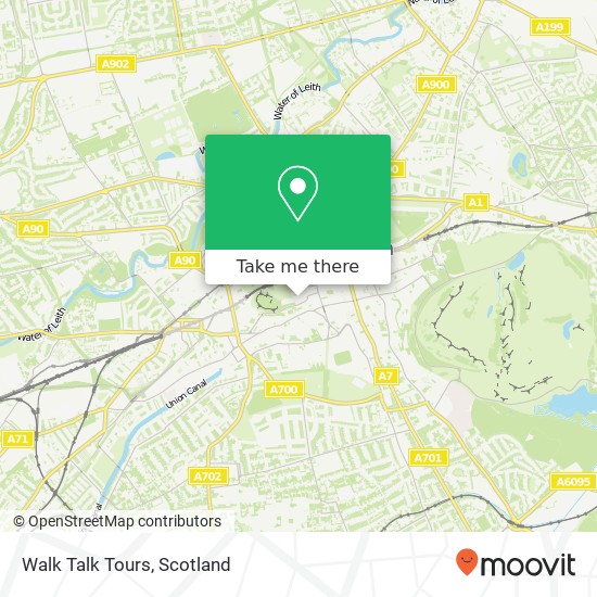 Walk Talk Tours map