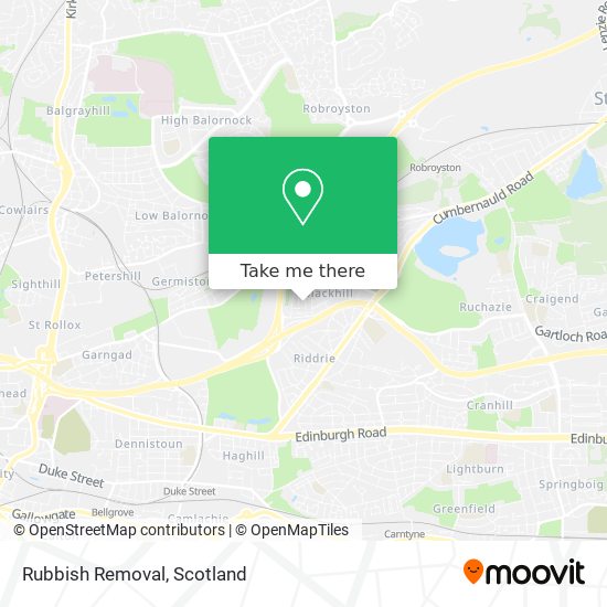 Rubbish Removal map