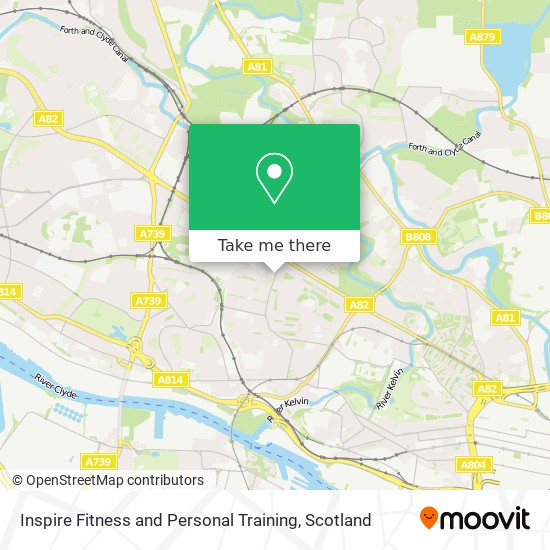 Inspire Fitness and Personal Training map