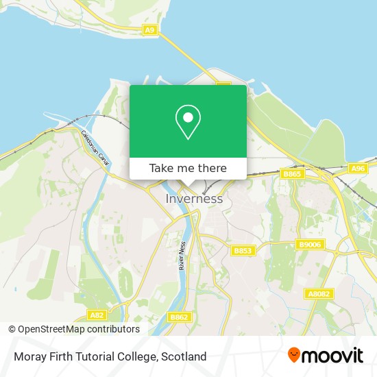 Moray Firth Tutorial College map