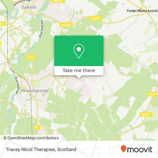 Tracey Nicol Therapies map