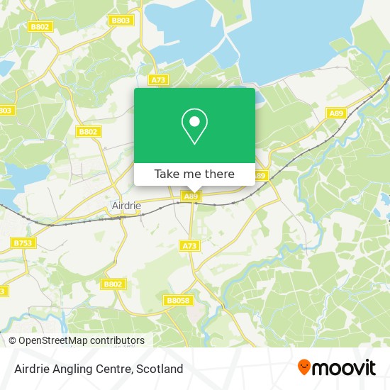 Airdrie Angling Centre map