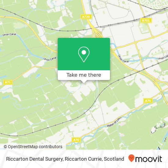 Riccarton Dental Surgery, Riccarton Currie map