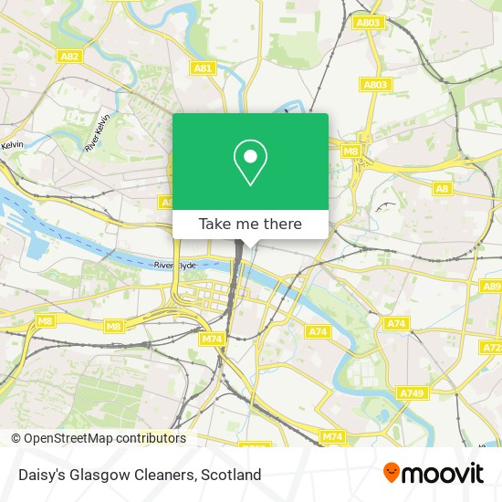 Daisy's Glasgow Cleaners map