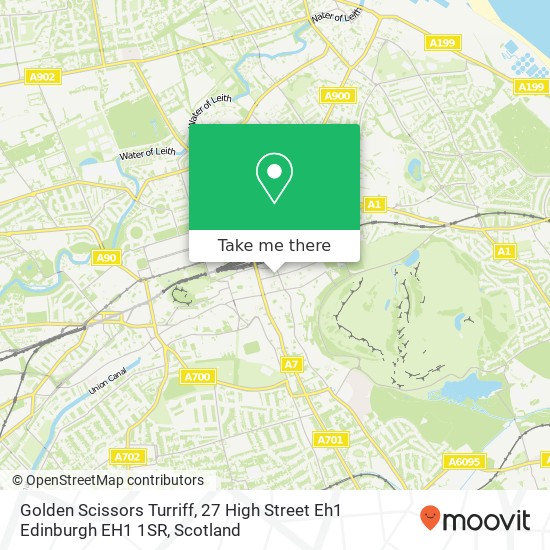 Golden Scissors Turriff, 27 High Street Eh1 Edinburgh EH1 1SR map