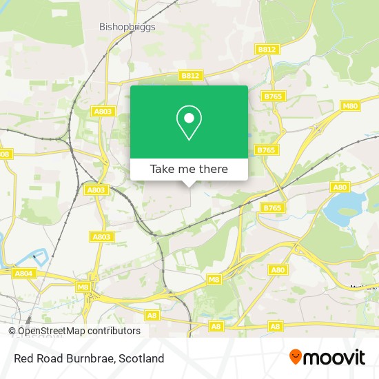 Red Road Burnbrae map