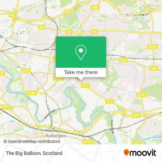 The Big Balloon map