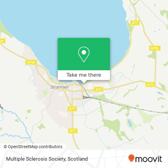 Multiple Sclerosis Society map