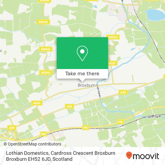 Lothian Domestics, Cardross Crescent Broxburn Broxburn EH52 6JD map