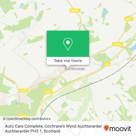 Auto Care Complete, Cochrane's Wynd Auchterarder Auchterarder PH3 1 map