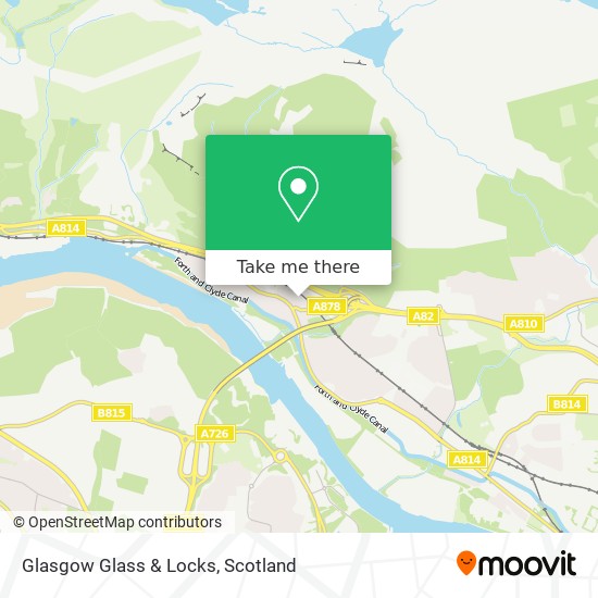 Glasgow Glass & Locks map