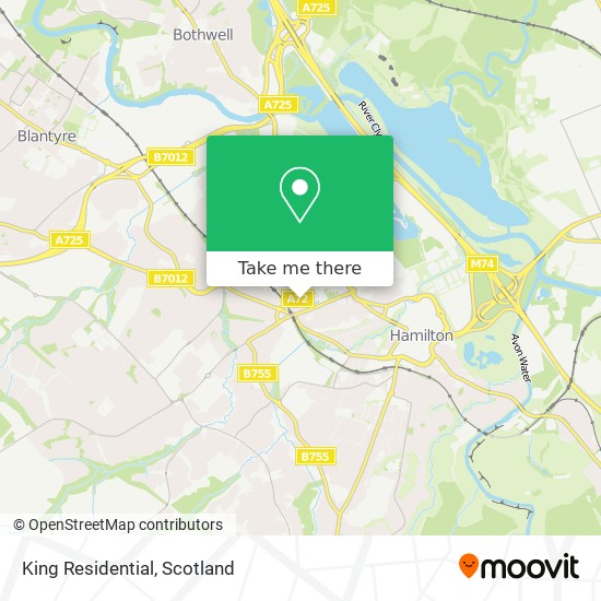 King Residential map