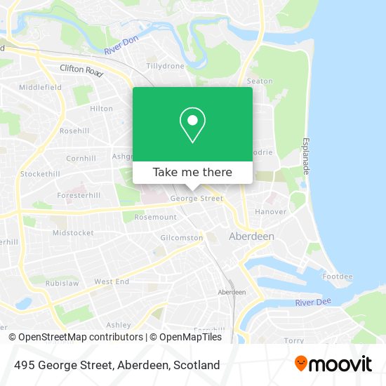 495 George Street, Aberdeen map