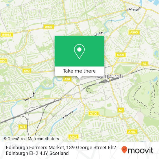 Edinburgh Farmers Market, 139 George Street Eh2 Edinburgh EH2 4JY map