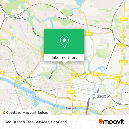 Red Branch Tree Services map