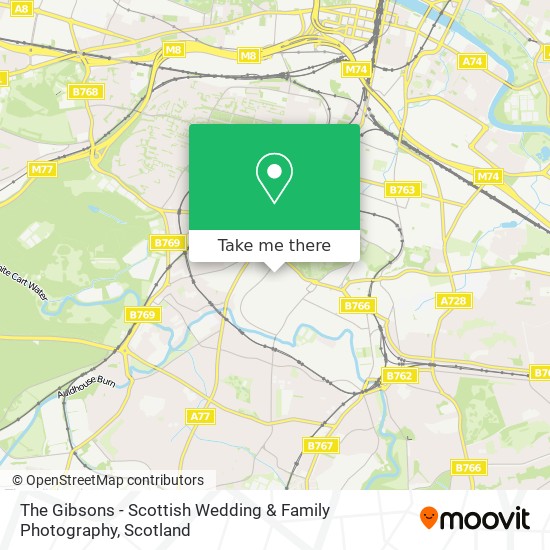 The Gibsons - Scottish Wedding & Family Photography map