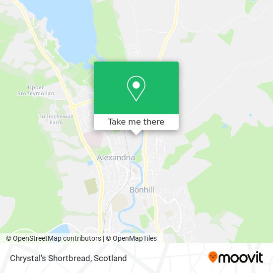 Chrystal's Shortbread map