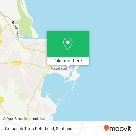 Grabacab Taxis Peterhead map