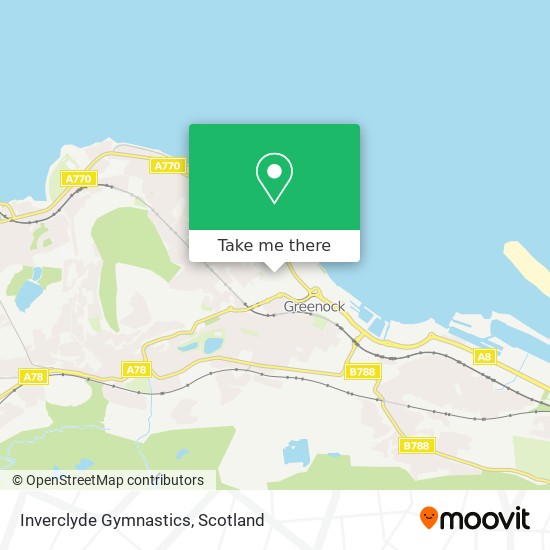 Inverclyde Gymnastics map