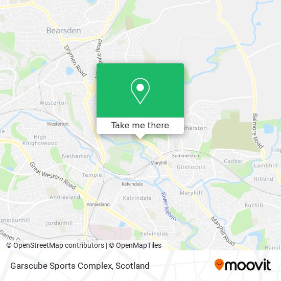 Garscube Sports Complex map