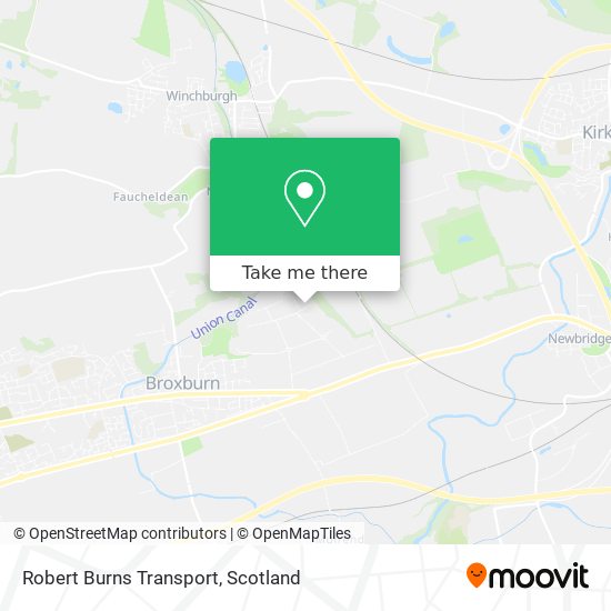 Robert Burns Transport map