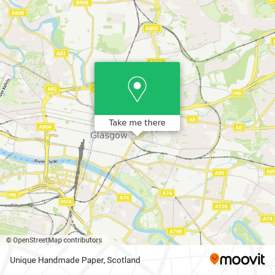 Unique Handmade Paper map