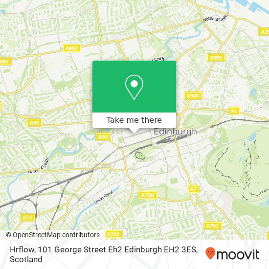 Hrflow, 101 George Street Eh2 Edinburgh EH2 3ES map