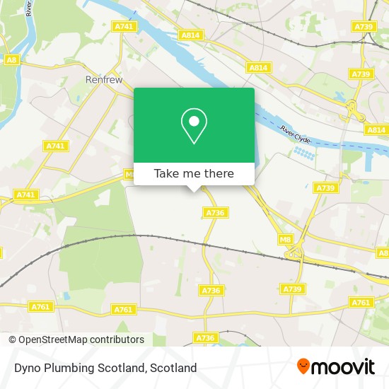 Dyno Plumbing Scotland map